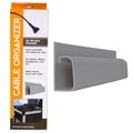 Fleming Supply J Channel Desk Cable Organizer, 5 Gray Raceway, Cord Cover Management Kit for Desks, Offices 234675XBR